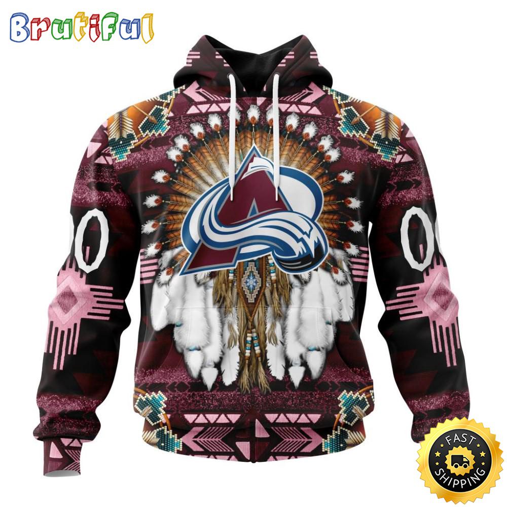 Personalized NHL Colorado Avalanche Hoodie Special Native Costume Design 3D Hoodie Unisex Tshirt Hoodie