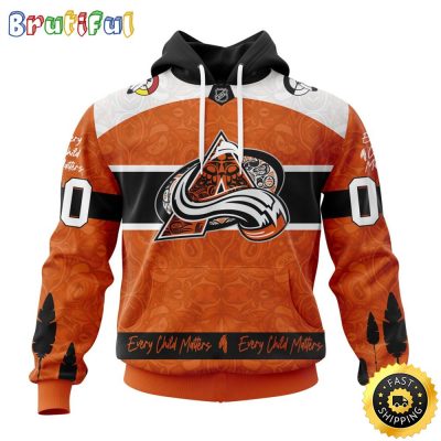 Personalized NHL Colorado Avalanche Hoodie Specialized Design Support Child Lives Matter All Over Print 3D Hoodie Unisex