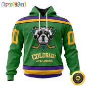 Personalized NHL Colorado Avalanche Hoodie Specialized Design X The Mighty Ducks All Over Print 3D Hoodie Unisex Hoodie Tshirt