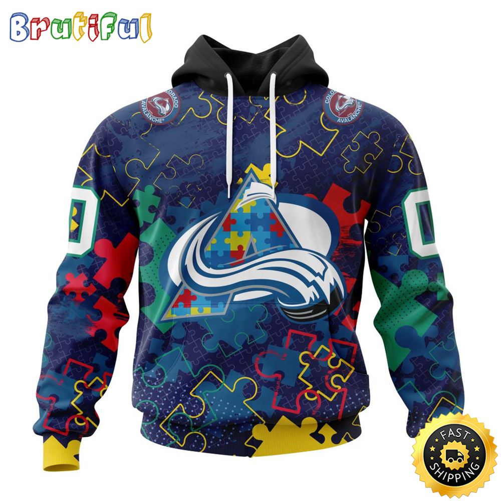 Personalized NHL Colorado Avalanche Specialized Fearless Against Autism All Over Print 3D Hoodie Unisex Hoodie Personalized NHL Colorado Avalanche Specialized Fearless Against Autism All Over Print 3D Hoodie Unisex Hoodie