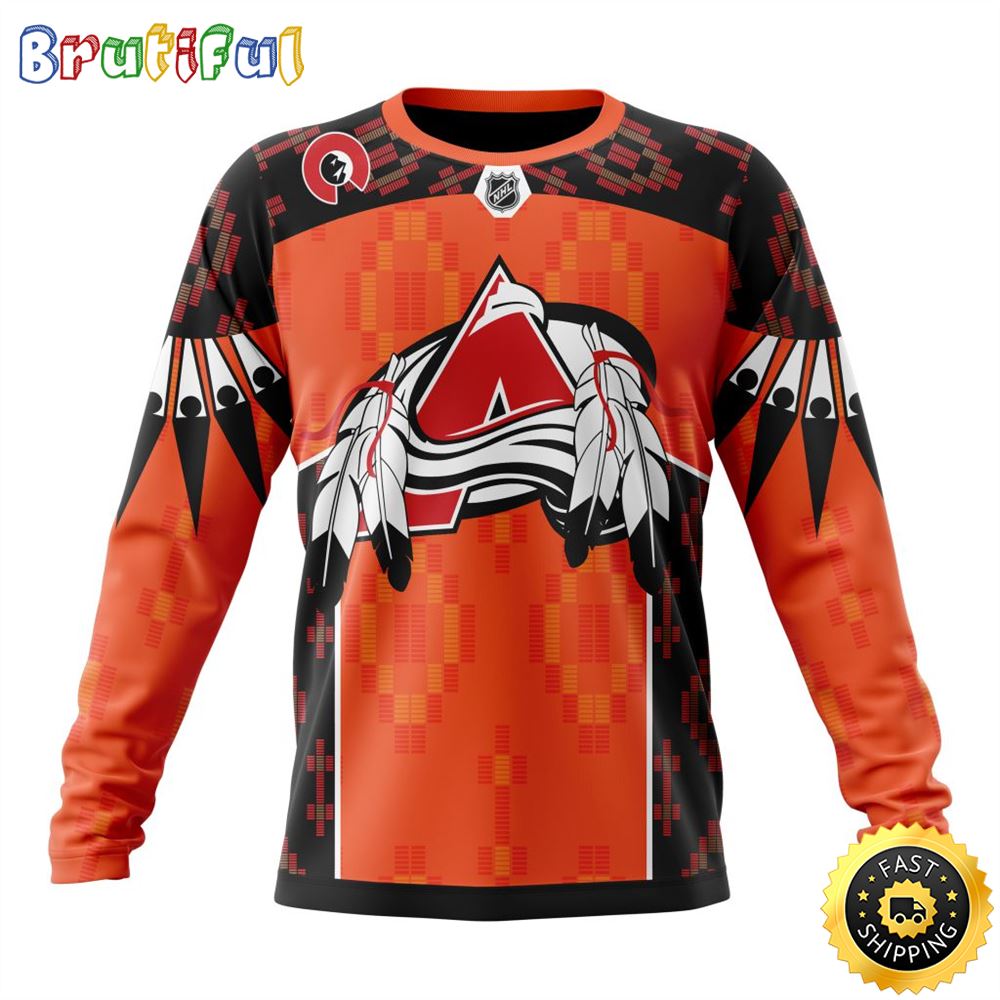 Personalized NHL Colorado Avalanche Sweatshirt Specialized Design Child Lives Matter All Over Print Sweatshirt Unisex