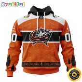Personalized NHL Columbus Blue Jackets Hoodie Specialized Design Support Child Lives Matter All Over Print 3D Hoodie Unisex