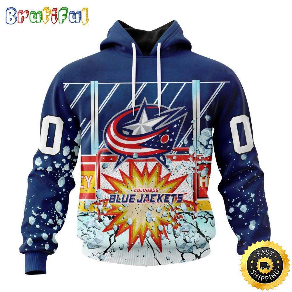 Personalized NHL Columbus Blue Jackets Hoodie With Ice Hockey Arena 3D Hoodie Unisex Tshirt Hoodie Personalized NHL Columbus Blue Jackets Hoodie With Ice Hockey Arena 3D Hoodie Unisex Tshirt Hoodie