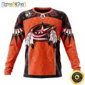 Personalized NHL Columbus Blue Jackets Sweatshirt Specialized Design Child Lives Matter All Over Print Sweatshirt Unisex