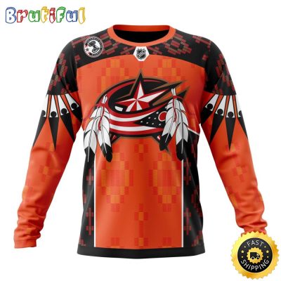 Personalized NHL Columbus Blue Jackets Sweatshirt Specialized Design Child Lives Matter All Over Print Sweatshirt Unisex