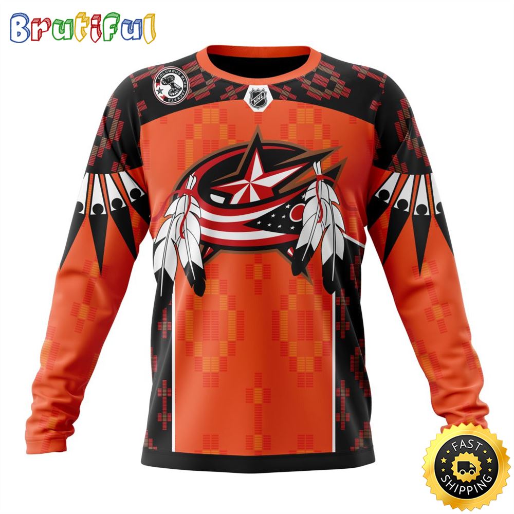 Personalized NHL Columbus Blue Jackets Sweatshirt Specialized Design Child Lives Matter All Over Print Sweatshirt Unisex