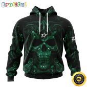 Personalized NHL Dallas Stars Hoodie Special Design With Skull Art All Over Print 3D Hoodie Unisex Tshirt Hoodie
