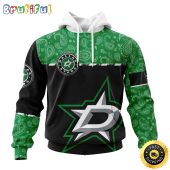 Personalized NHL Dallas Stars Hoodie Specialized Hockey With Paisley All Over Print Hoodie Unisex Tshirt Hoodie