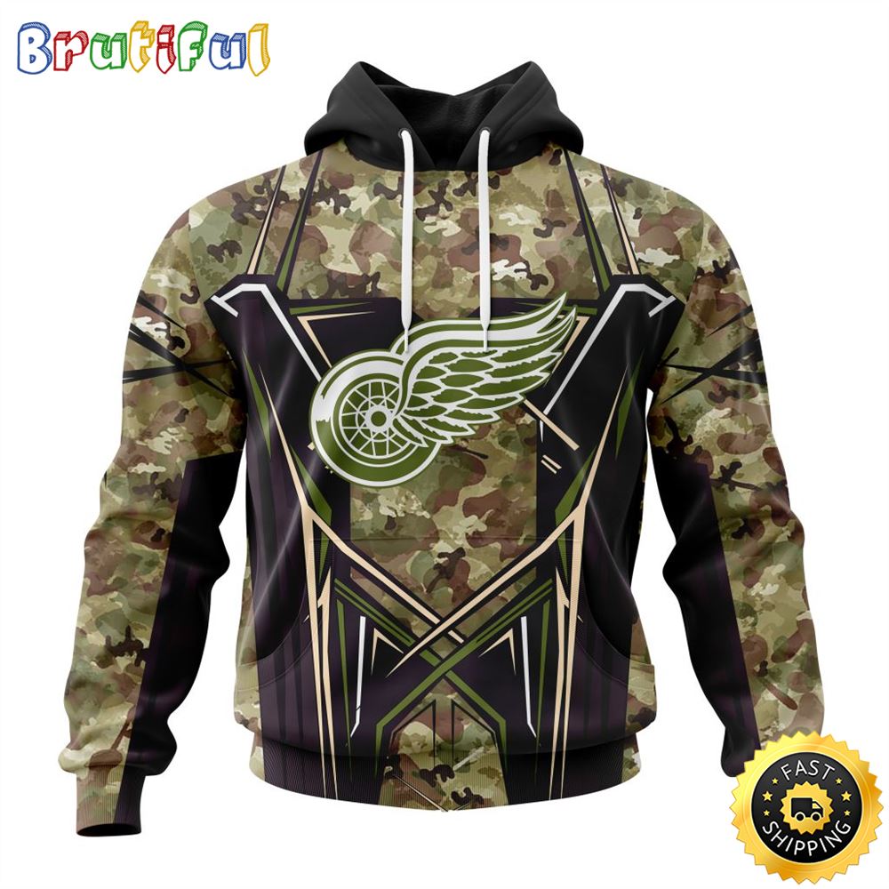 Personalized NHL Detroit Red Wings Hoodie Special Camo Color Design All Over Print 3D Unisex Hoodie Personalized NHL Detroit Red Wings Hoodie Special Camo Color Design All Over Print 3D Unisex Hoodie