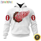 Personalized NHL Detroit Red Wings Hoodie Specialized Dia De Muertos 3D Hoodie Unisex Tshirt Hoodie