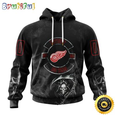 Personalized NHL Detroit Red Wings Hoodie Specialized Kits For Rock Night All Over Print 3D Hoodie Unisex Hoodie Tshirt