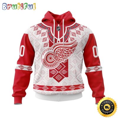 Personalized NHL Detroit Red Wings Hoodie Specialized Native Concepts All Over Print 3D Hoodie Unisex