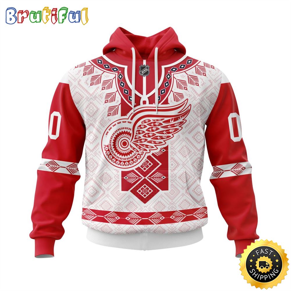 Personalized NHL Detroit Red Wings Hoodie Specialized Native Concepts All Over Print 3D Hoodie Unisex