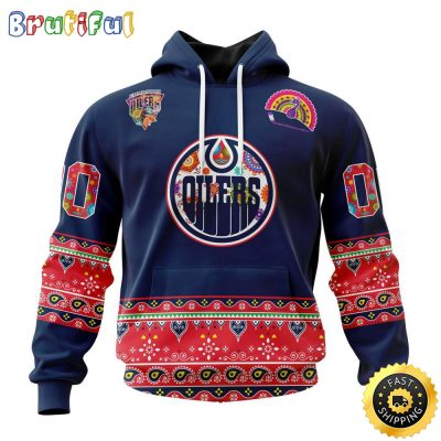 Personalized NHL Edmonton Oilers Hoodie Jersey Hockey For All Diwali Festival All Over Print 3D Hoodie Unisex Hoodie Tshirt