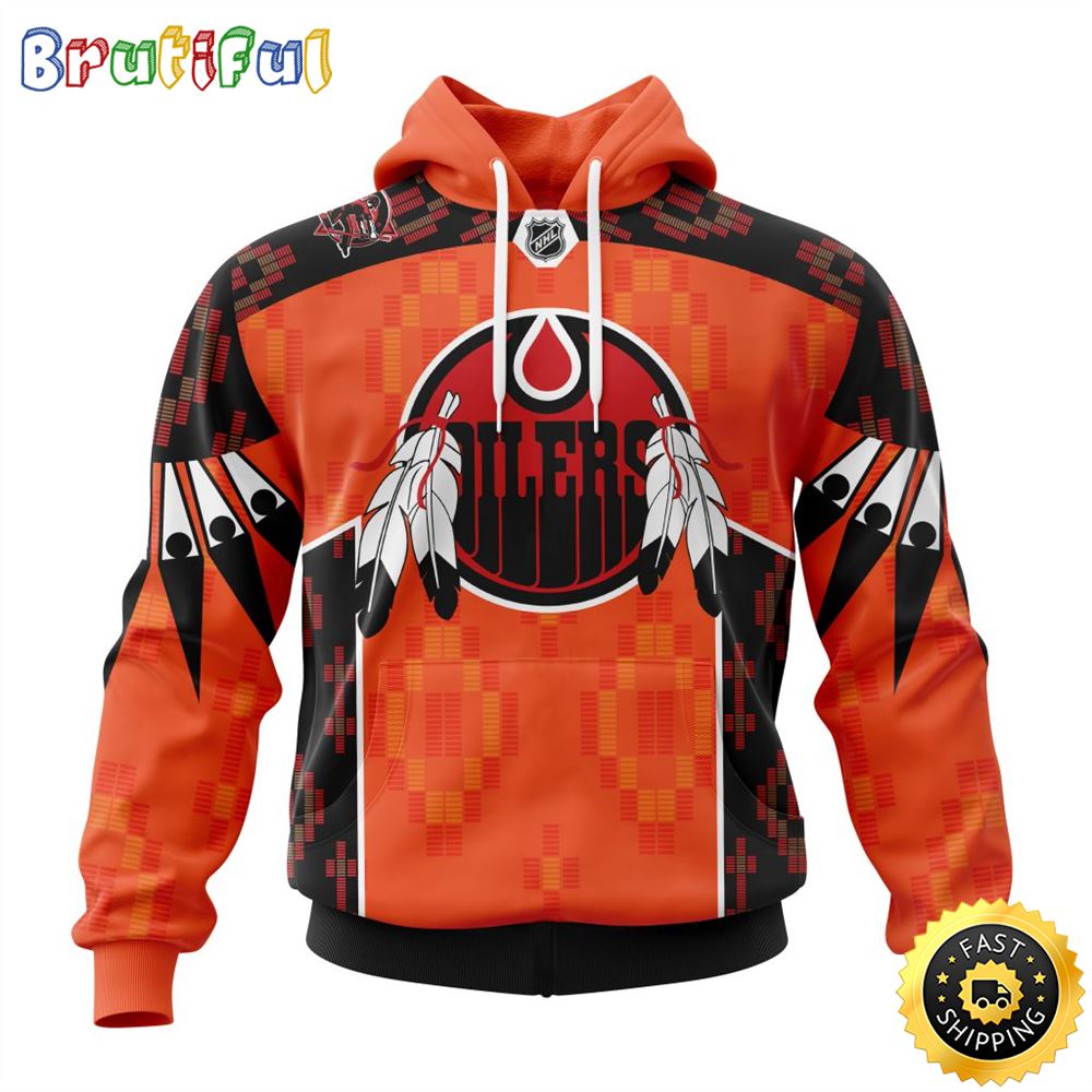 Personalized NHL Edmonton Oilers Hoodie Specialized Design Child Lives Matter All Over Print 3D Hoodie Unisex