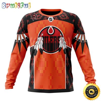 Personalized NHL Edmonton Oilers Sweatshirt Specialized Design Child Lives Matter All Over Print Sweatshirt Unisex
