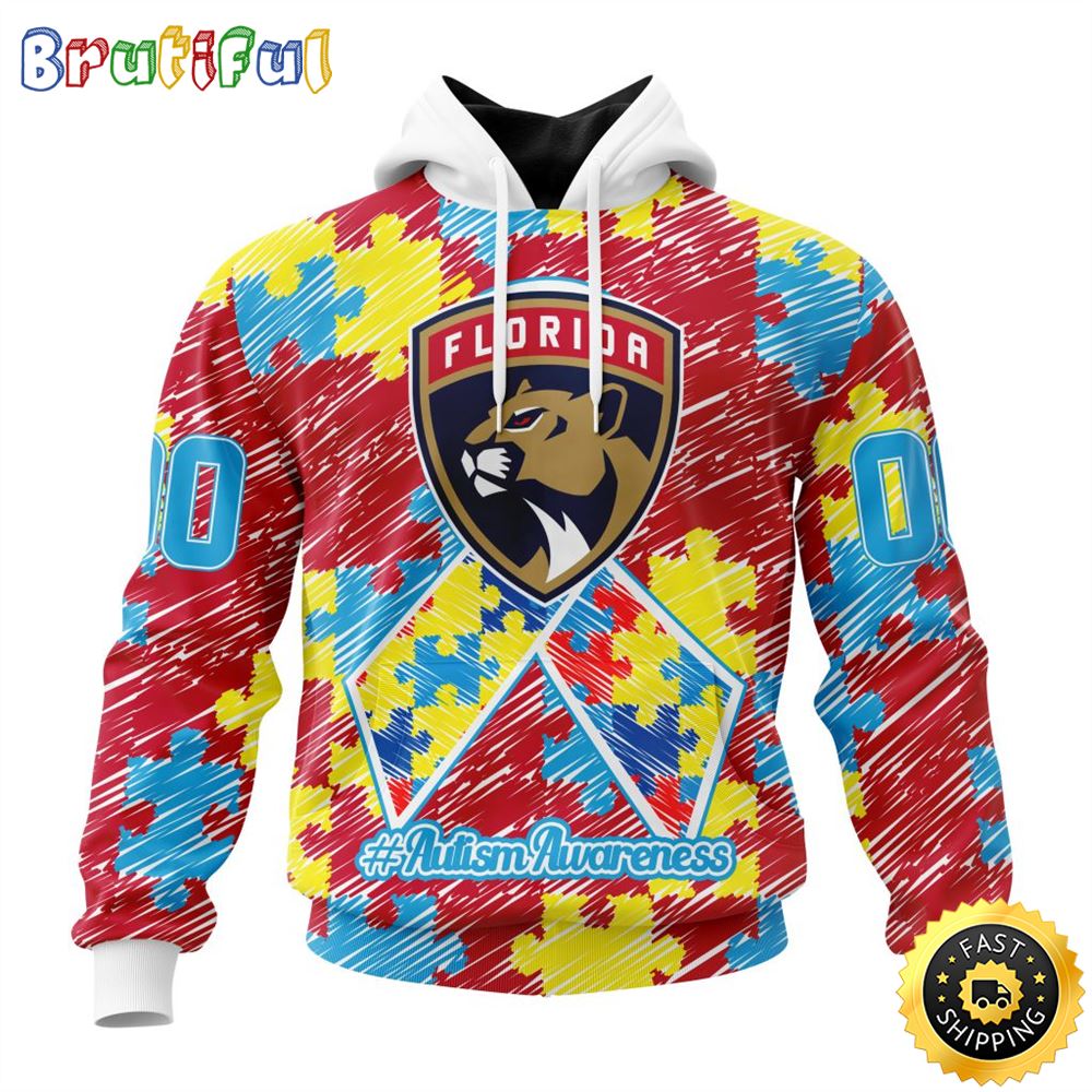Personalized NHL Florida Panthers Special Autism Awareness Month All Over Print 3D Hoodie Unisex Hoodie Personalized NHL Florida Panthers Special Autism Awareness Month All Over Print 3D Hoodie Unisex Hoodie