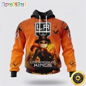 Personalized NHL Los Angeles Kings All Over Print 3D Hoodie Special Halloween Concepts Celebrate Halloween