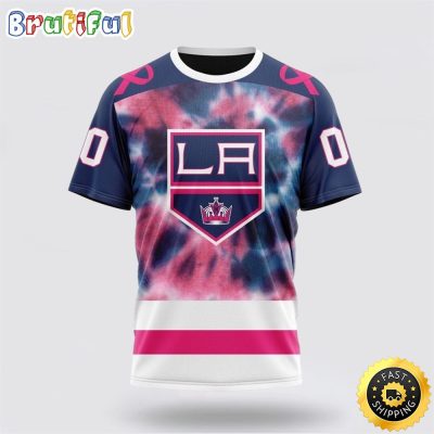 Personalized NHL Los Angeles Kings All Over Print 3D T Shirt Special Pink October Fight Breast Cancer Gift For Man And Women