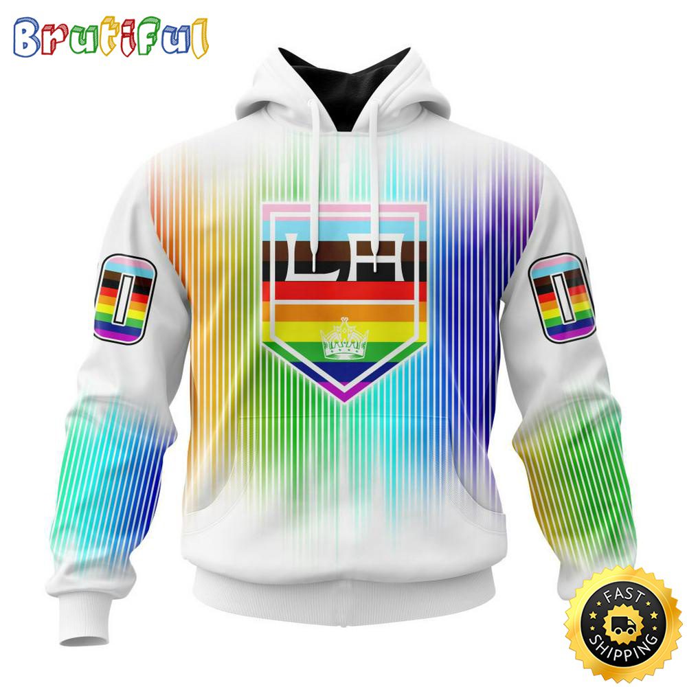 Personalized NHL Los Angeles Kings Hoodie Special Design For Pride Month All Over Print 3D Hoodie Unisex Hoodie Tshirt