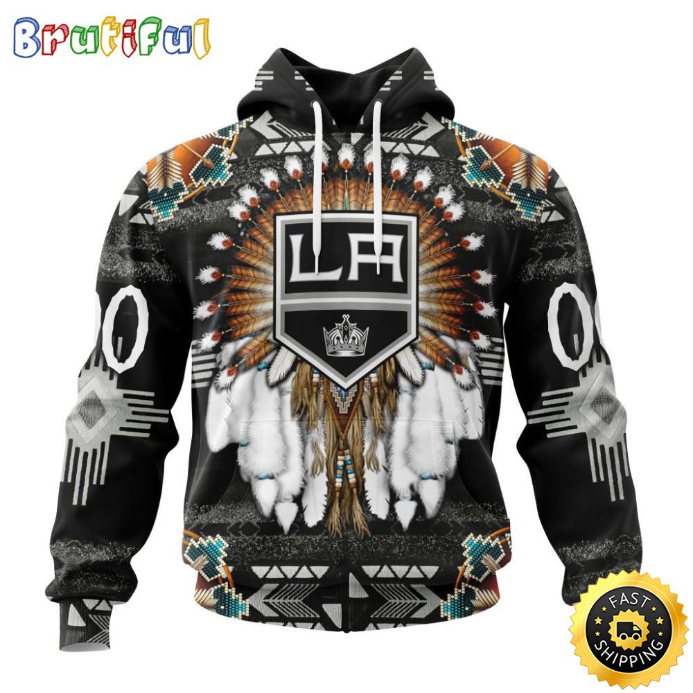 Personalized NHL Los Angeles Kings Hoodie Special Native Costume Design 3D Hoodie Unisex Tshirt Hoodie