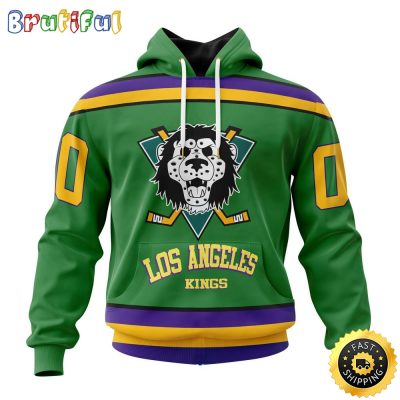 Personalized NHL Los Angeles Kings Hoodie Specialized Design X The Mighty Ducks All Over Print 3D Hoodie Unisex Hoodie Tshirt