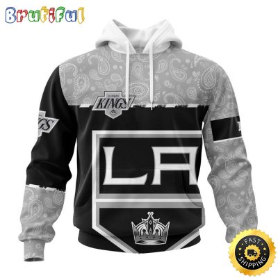 Personalized NHL Los Angeles Kings Hoodie Specialized Hockey With Paisley All Over Print Hoodie Unisex Tshirt Hoodie