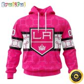 Personalized NHL Los Angeles Kings I Pink I Can In October We Wear Pink Breast Cancer All Over Print 3D Hoodie Unisex Hoodie Tshirt Sweatshirt