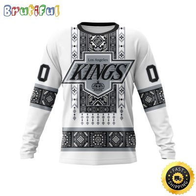 Personalized NHL Los Angeles Kings Sweatshirt Specialized Native Concepts All Over Print Sweatshirt Unisex