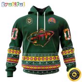 Personalized NHL Minnesota Wild Hoodie Jersey Hockey For All Diwali Festival All Over Print 3D Hoodie Unisex Hoodie Tshirt