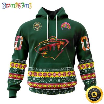 Personalized NHL Minnesota Wild Hoodie Jersey Hockey For All Diwali Festival All Over Print 3D Hoodie Unisex Hoodie Tshirt