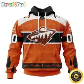 Personalized NHL Minnesota Wild Hoodie Specialized Design Support Child Lives Matter All Over Print 3D Hoodie Unisex