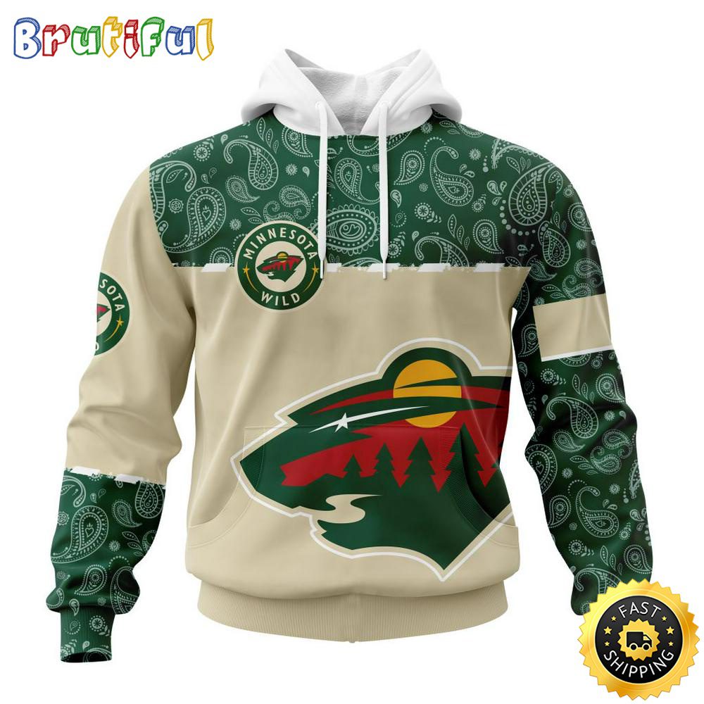 Personalized NHL Minnesota Wild Hoodie Specialized Hockey With Paisley All Over Print Hoodie Unisex Tshirt Hoodie Personalized NHL Minnesota Wild Hoodie Specialized Hockey With Paisley All Over Print Hoodie Unisex Tshirt Hoodie