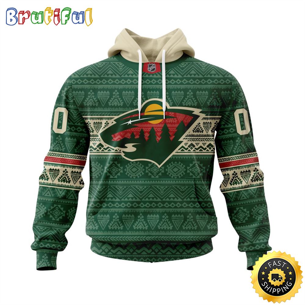 Personalized NHL Minnesota Wild Hoodie Specialized Native Concepts All Over Print 3D Hoodie Unisex