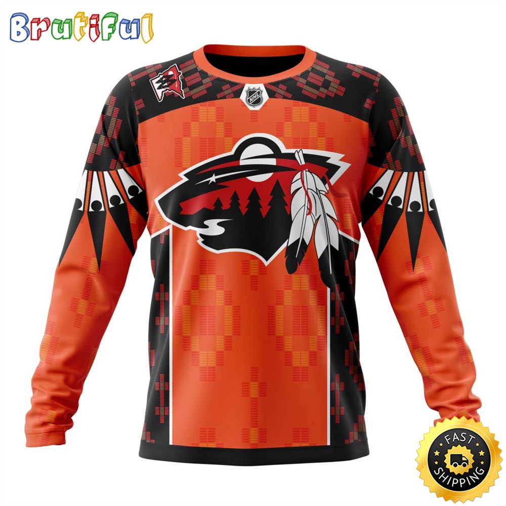 Personalized NHL Minnesota Wild Sweatshirt Specialized Design Child Lives Matter All Over Print Sweatshirt Unisex