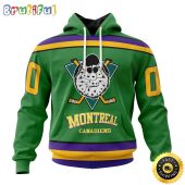 Personalized NHL Montreal Canadiens Hoodie Specialized Design X The Mighty Ducks All Over Print 3D Hoodie Unisex Hoodie Tshirt