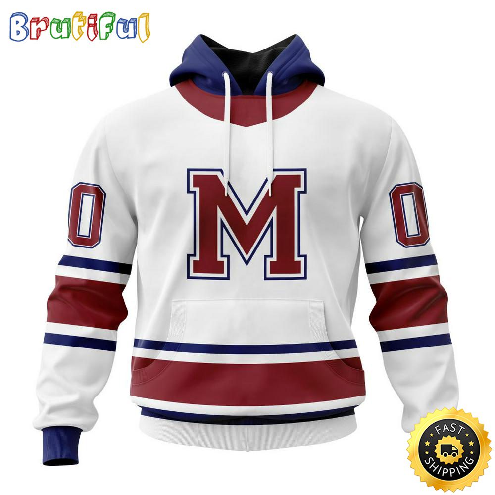 Personalized NHL Montreal Canadiens Hoodie Specialized Unisex Kits With Retro Concepts All Over Print Hoodie