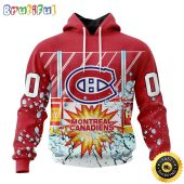 Personalized NHL Montreal Canadiens Hoodie With Ice Hockey Arena 3D Hoodie Unisex Tshirt Hoodie