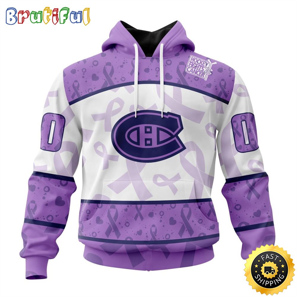 Personalized NHL Montreal Canadiens Special Lavender Hockey Fights Cancer All Over Print 3D Hoodie Unisex Hoodie Tshirt Sweatshirt Personalized NHL Montreal Canadiens Special Lavender Hockey Fights Cancer All Over Print 3D Hoodie Unisex Hoodie Tshirt Sweatshirt