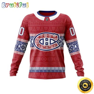 Personalized NHL Montreal Canadiens Sweatshirt Specialized Native Conceptsr All Over Print Sweatshirt Unisex