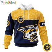 Personalized NHL Nashville Predators Hoodie Specialized Hockey With Paisley All Over Print Hoodie Unisex Tshirt Hoodie