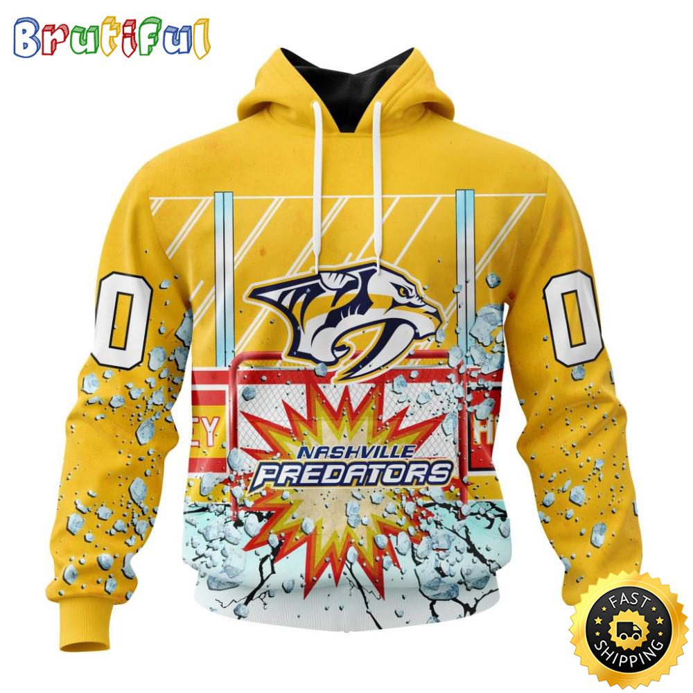 Personalized NHL Nashville Predators Hoodie With Ice Hockey Arena 3D Hoodie Unisex Tshirt Hoodie Personalized NHL Nashville Predators Hoodie With Ice Hockey Arena 3D Hoodie Unisex Tshirt Hoodie
