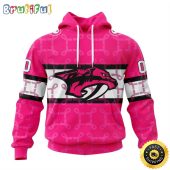 Personalized NHL Nashville Predators I Pink I Can In October We Wear Pink Breast Cancer All Over Print 3D Hoodie Unisex Hoodie Tshirt Sweatshirt