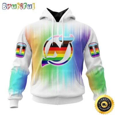 Personalized NHL New Jersey Devils Hoodie Special Design For Pride Month All Over Print 3D Hoodie Unisex Hoodie Tshirt