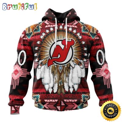 Personalized NHL New Jersey Devils Hoodie Special Native Costume Design 3D Hoodie Unisex Tshirt Hoodie