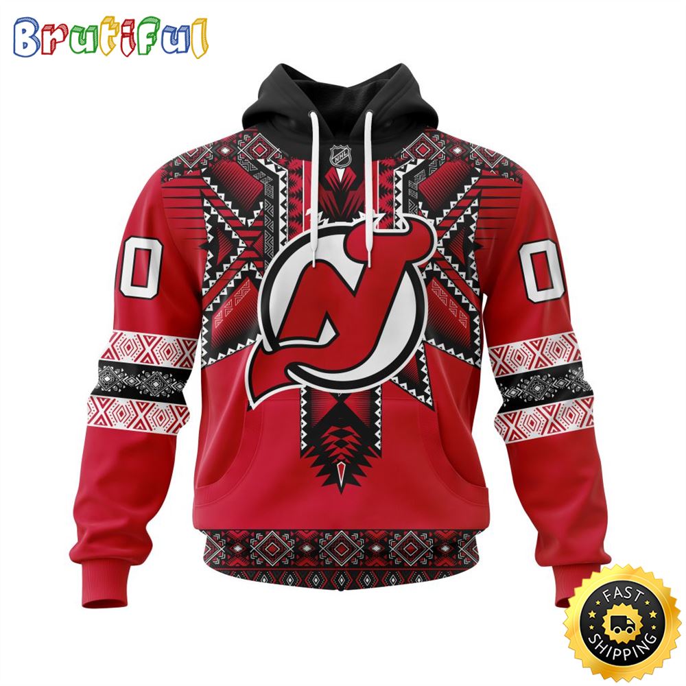 Personalized NHL New Jersey Devils Hoodie Specialized Native Concepts All Over Print 3D Hoodie Unisex