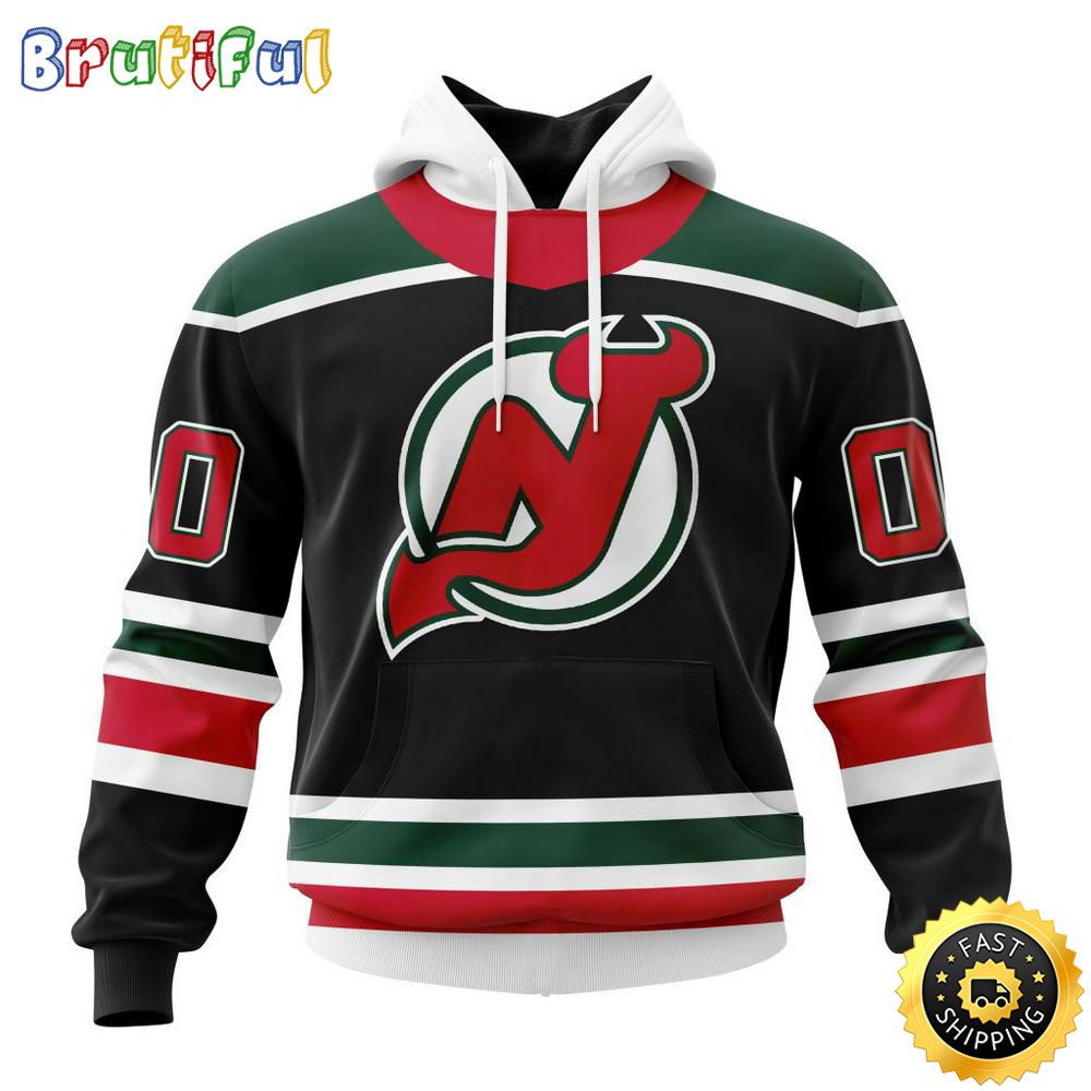 Personalized NHL New Jersey Devils Hoodie Specialized Unisex Kits With Retro Concepts All Over Print Hoodie Personalized NHL New Jersey Devils Hoodie Specialized Unisex Kits With Retro Concepts All Over Print Hoodie