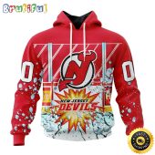 Personalized NHL New Jersey Devils Hoodie With Ice Hockey Arena 3D Hoodie Unisex Tshirt Hoodie