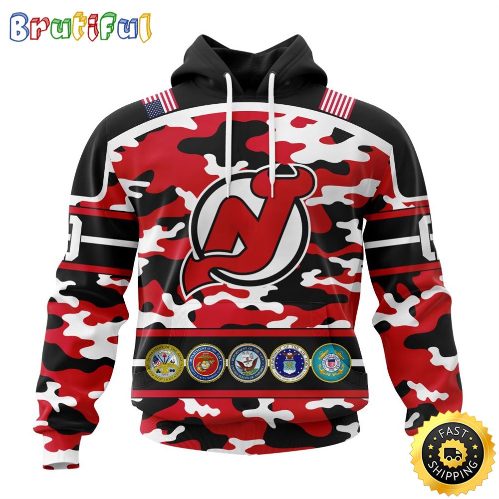 Personalized NHL New Jersey Devils With Camo Team Color And Military Force Logo All Over Print 3D Hoodie Unisex Hoodie Tshirt Sweatshirt Personalized NHL New Jersey Devils With Camo Team Color And Military Force Logo All Over Print 3D Hoodie Unisex Hoodie Tshirt Sweatshirt