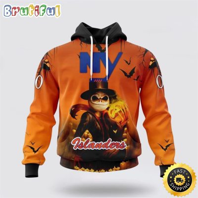 Personalized NHL New York Islanders All Over Print 3D Hoodie Special Halloween Concepts Celebrate Halloween
